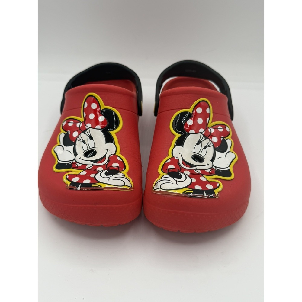Crocs Disney Minnie Mouse Red Flame Funlab Children's Clogs Size J3